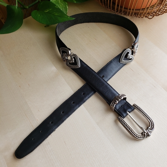 Brighton Accessories - Vintage Brighton Leather Belt Western Bohemian Style